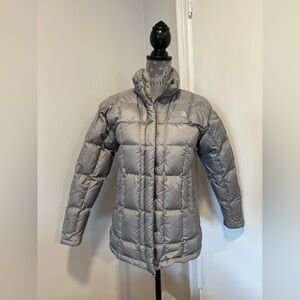 THE NORTH FACE Women’s Sz: XS Puffer Jacket Silver Goose Down Fill Quilted.